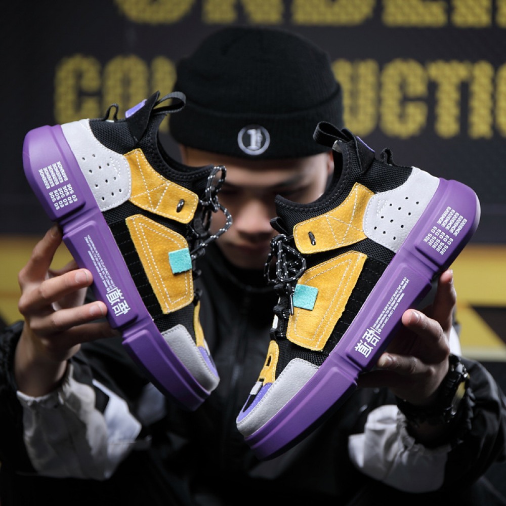 Fashion Summer Breathable Couple Shoes Trend Men's Shoes