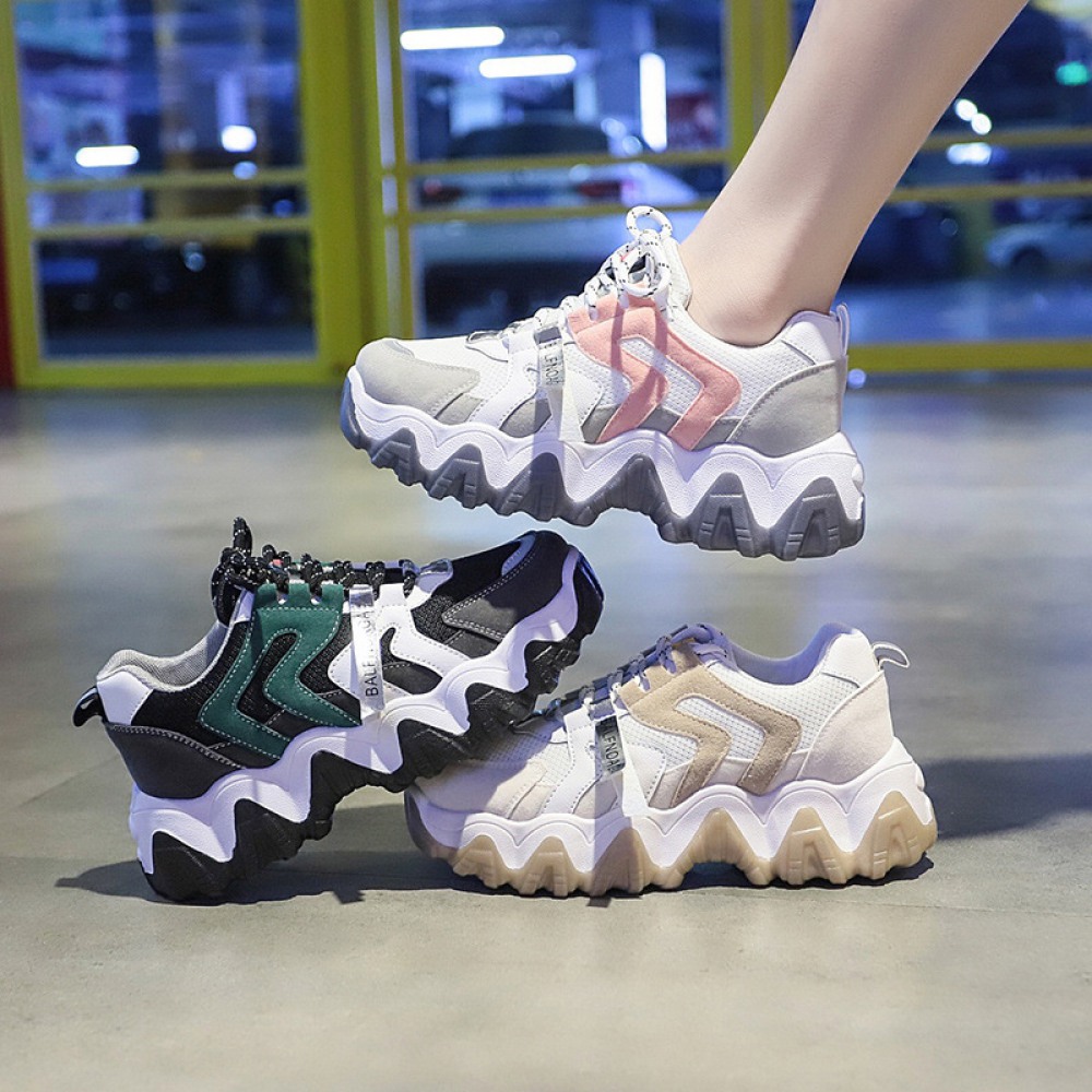 Breathable Sports Shoes Women Summer Fashion Students White Shoes